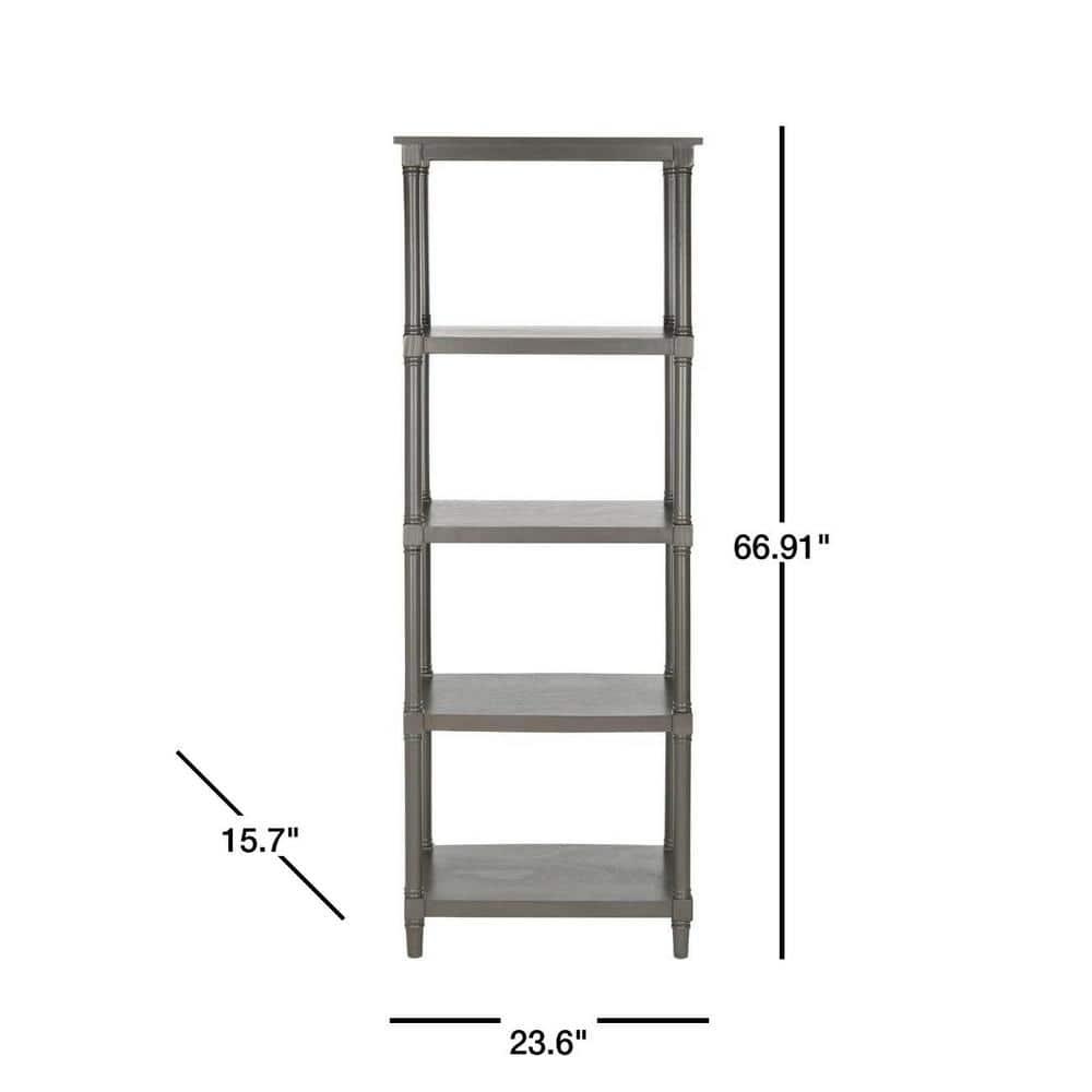 Odessa Bookcase - AMH5721 - Grey - Safavieh Couture