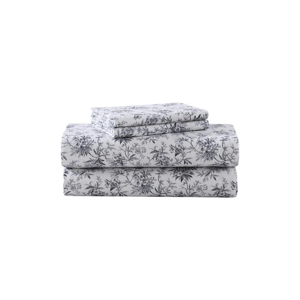Laura Ashley Laura Ashley Cotton Flannel Cozy Sheet Sets