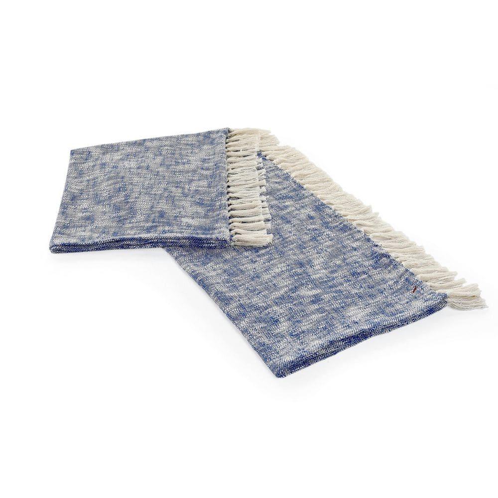 Handmade Solid 100% Cotton Woven Throw Blanket