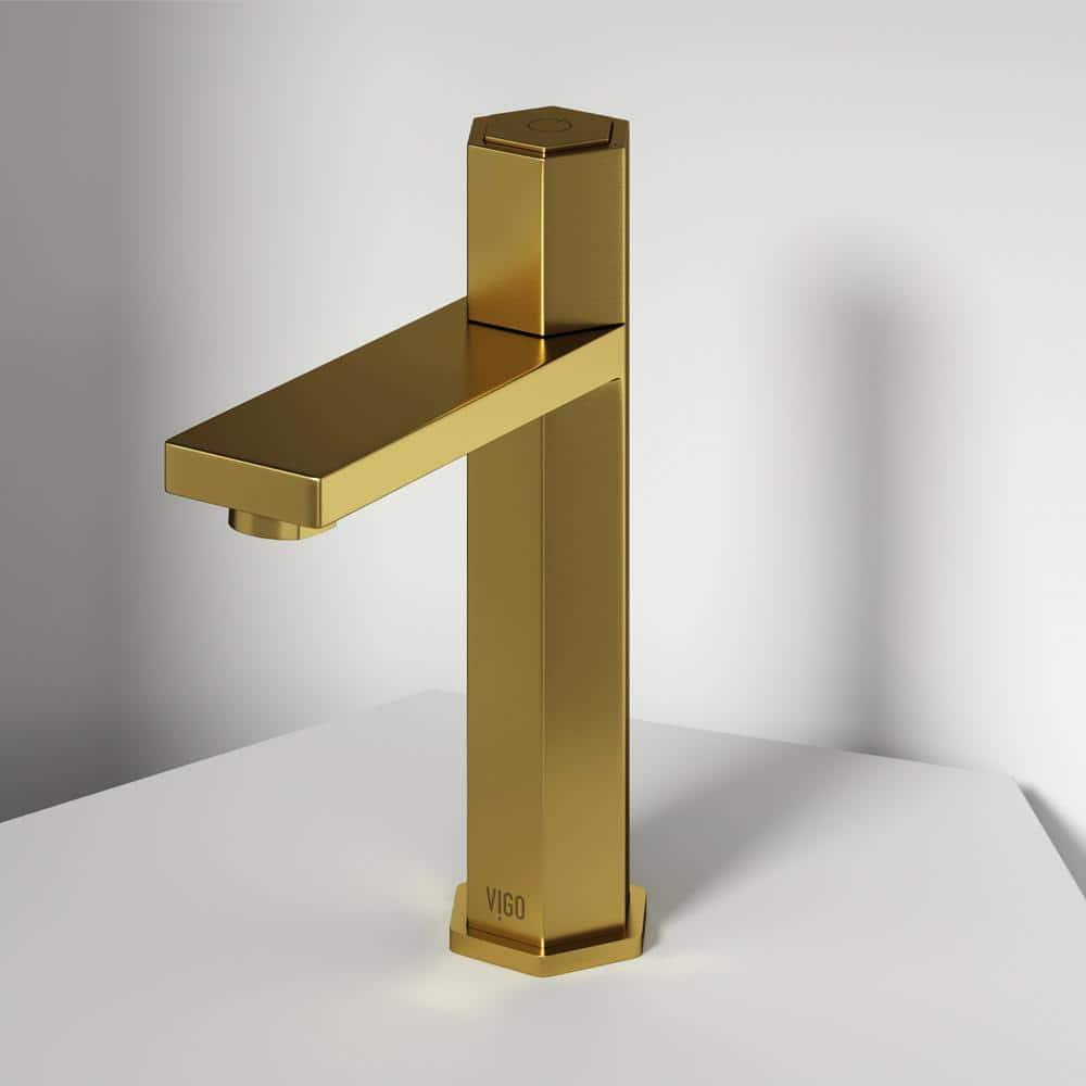 Nova 8" H Single Handle Single Hole Bathroom Faucet