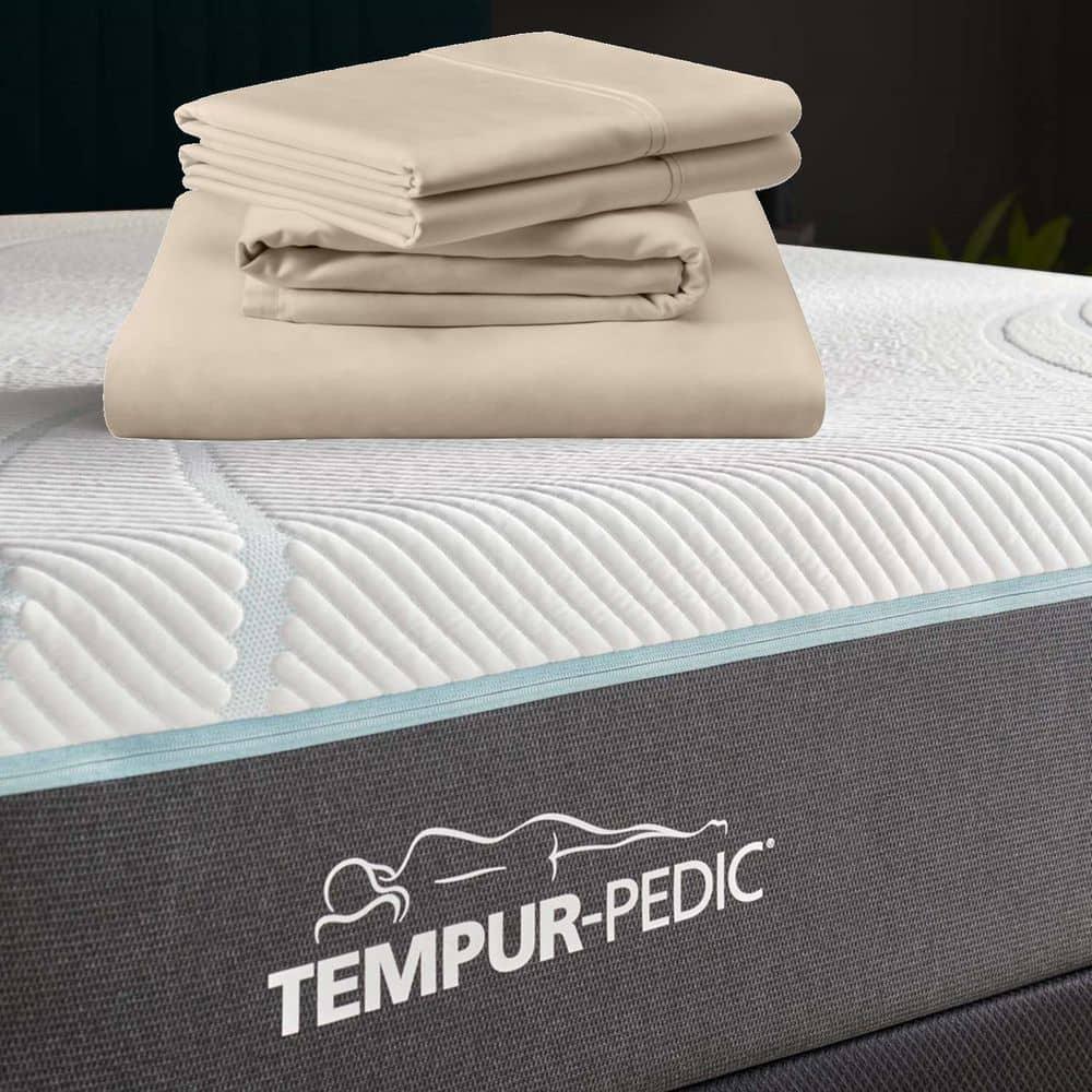 Tempur-Pedic Tempur Luxe Egyptian Cotton Sheet Set Sandstone - Adult, Queen
