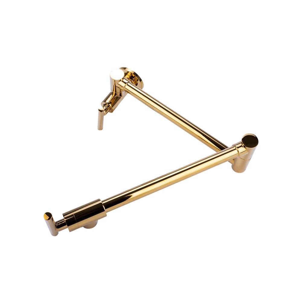 Brienza by Italia Modern Pot Filler Faucet - Gold Finish