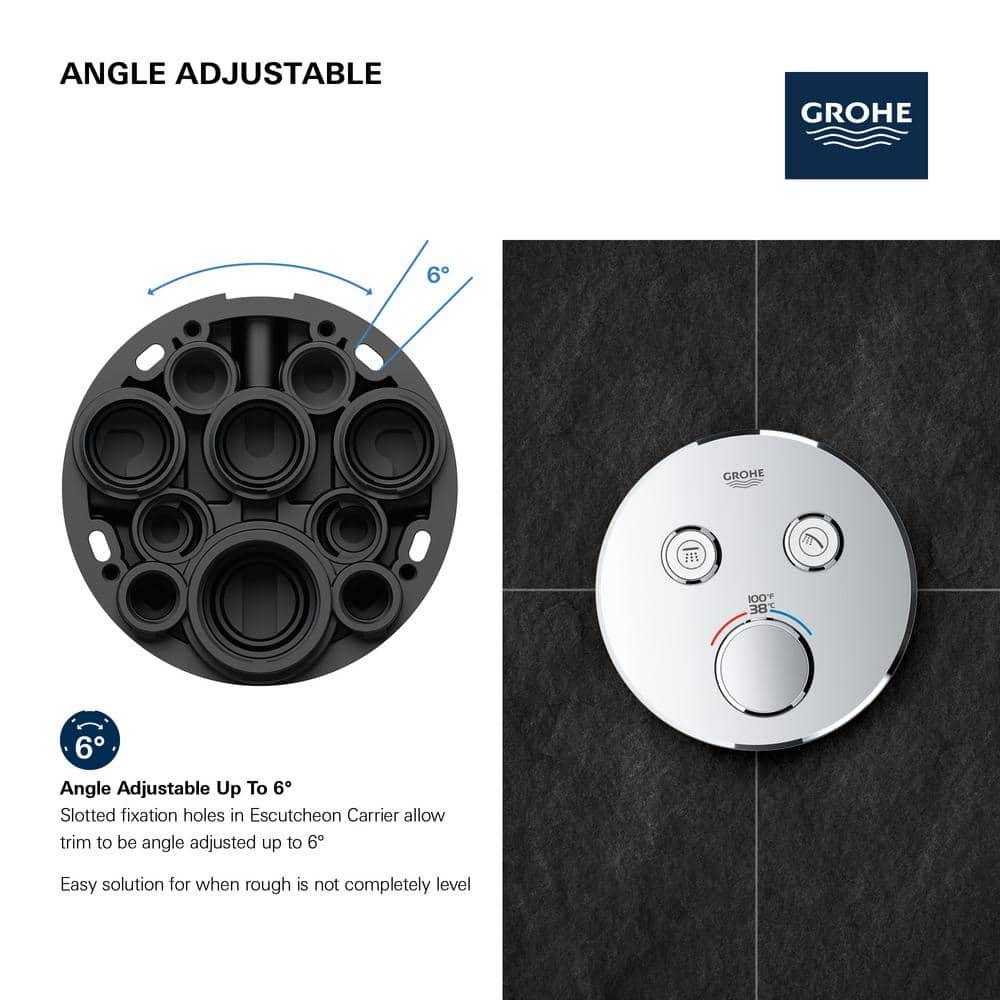 GROHE Grohtherm SmartControl Dual-Function Shower Thermostatic Valve Trim
