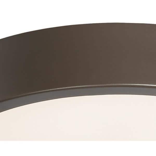 Hilmar Glass LED Flush Mount