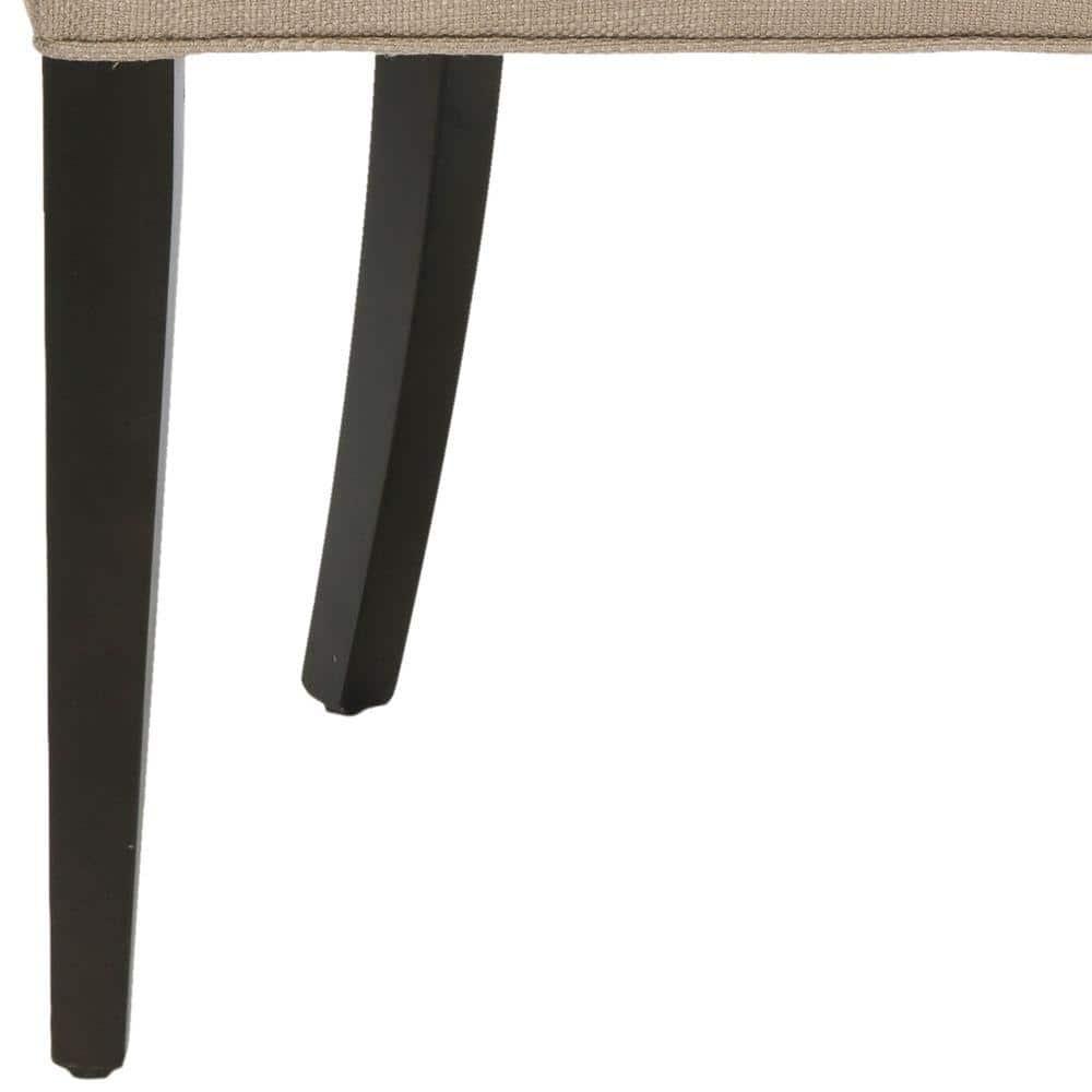 Amanda 19''H Tufted Chair with Nickel Nail Heads - Antique Gold - Safavieh.
