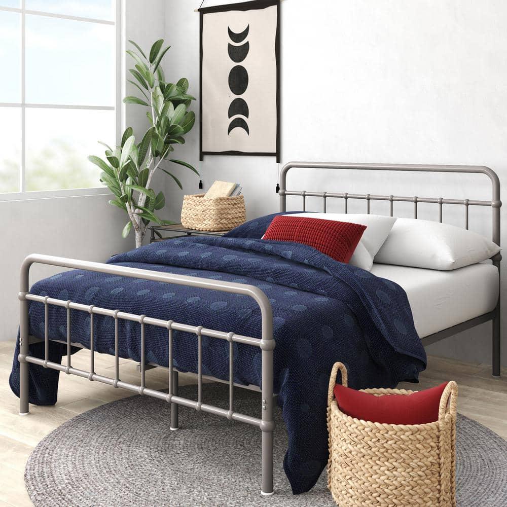 Zinus Florence 42" Modern Farmhouse Metal Platform Bed