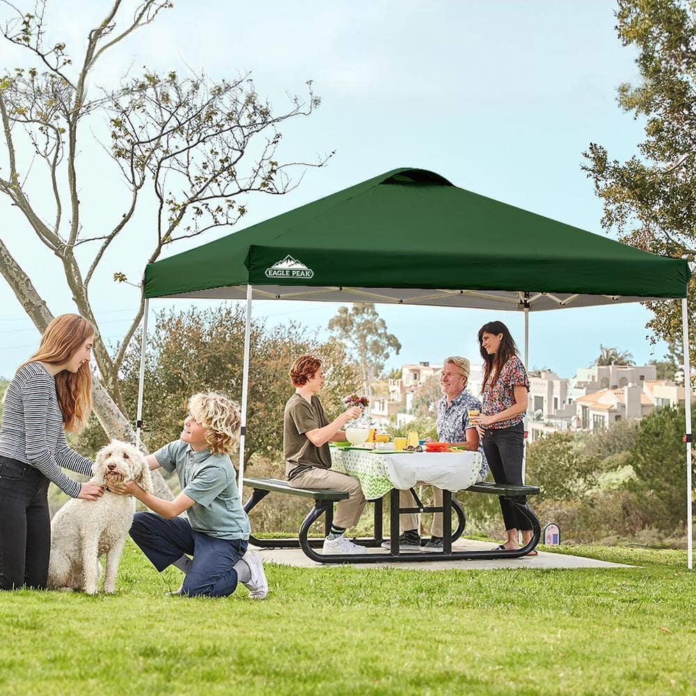 Pop Up Canopies 10 Ft. W x 10 FT. D Metal Party Tent Canopy