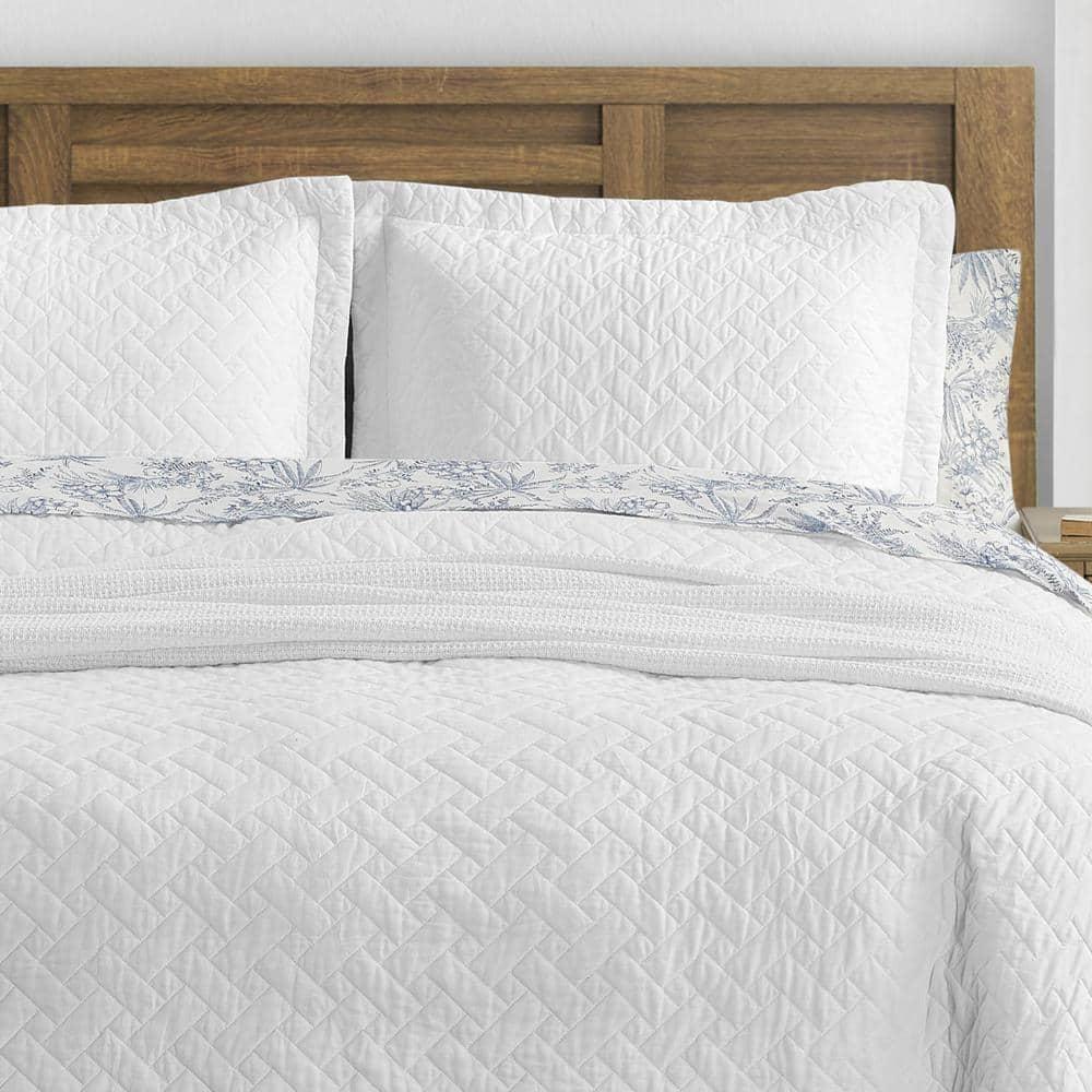 Tommy Bahama Home Tommy Bahama Raffia Solid Cotton Reversible Quilt Set