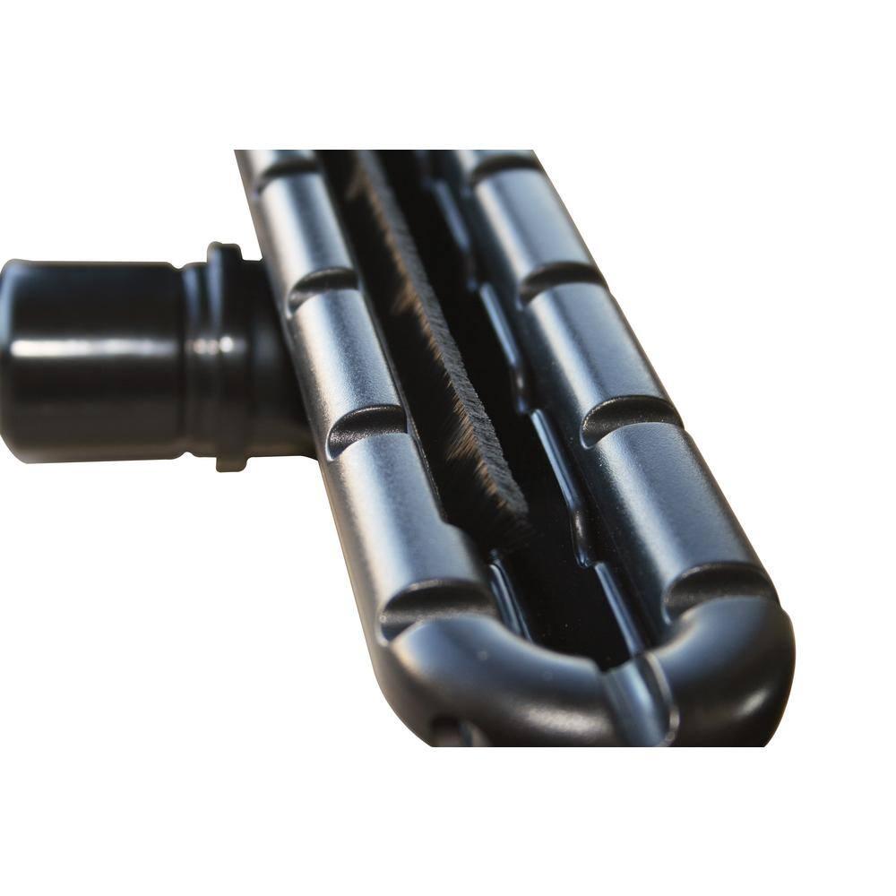 Cen-Tec Systems 95017 Hard Carpet EZ-Glide Tool, 14", 2-Piece S-Wand, Backpack Vacuum Attachment Kit w/Floor Brush, Black