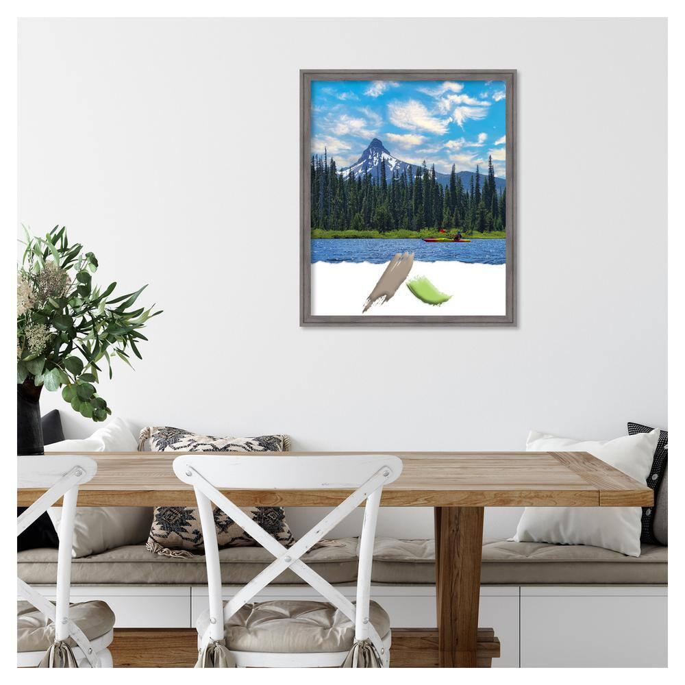 Amanti Art Florence Grey Picture Frame Opening Size 20x24 in.