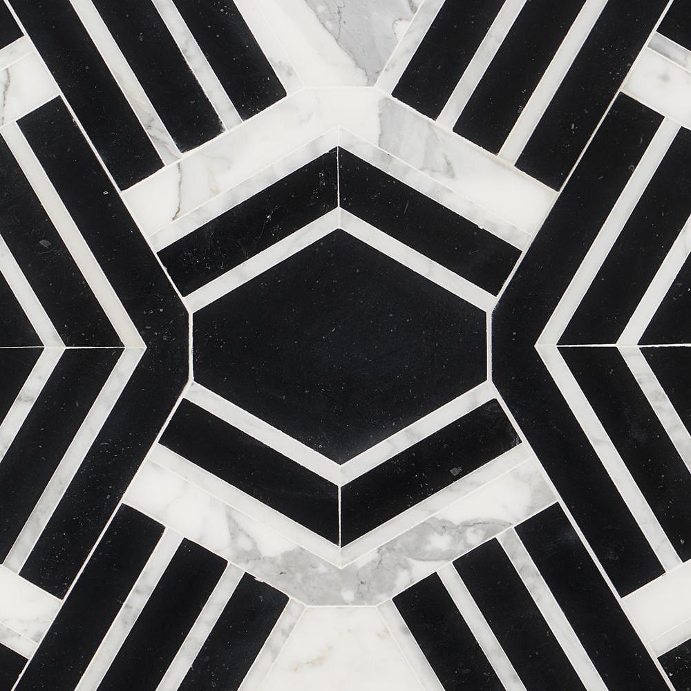 Bond Tile Tenor Marble Random Mosaic Wall & Floor Tile