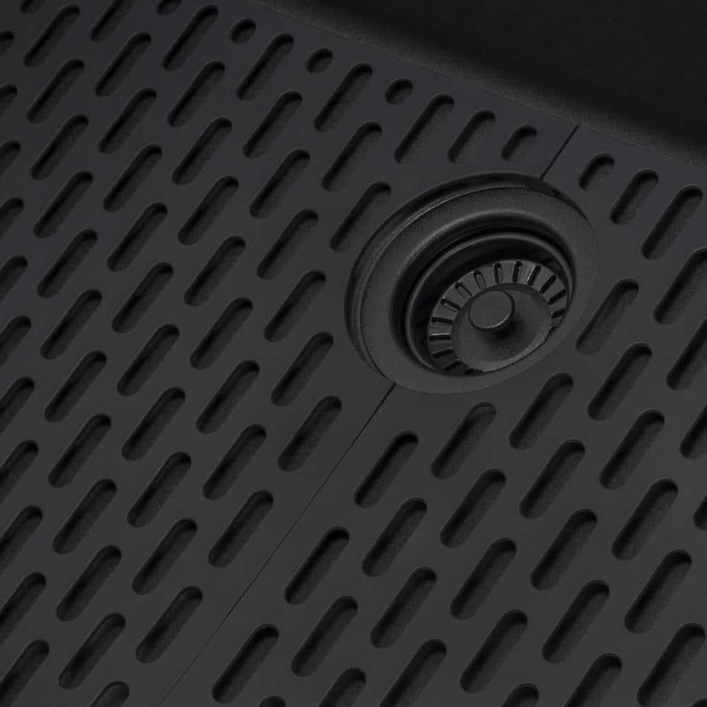 Ruvati 33-inch Undermount Workstation Granite Composite Kitchen Sink