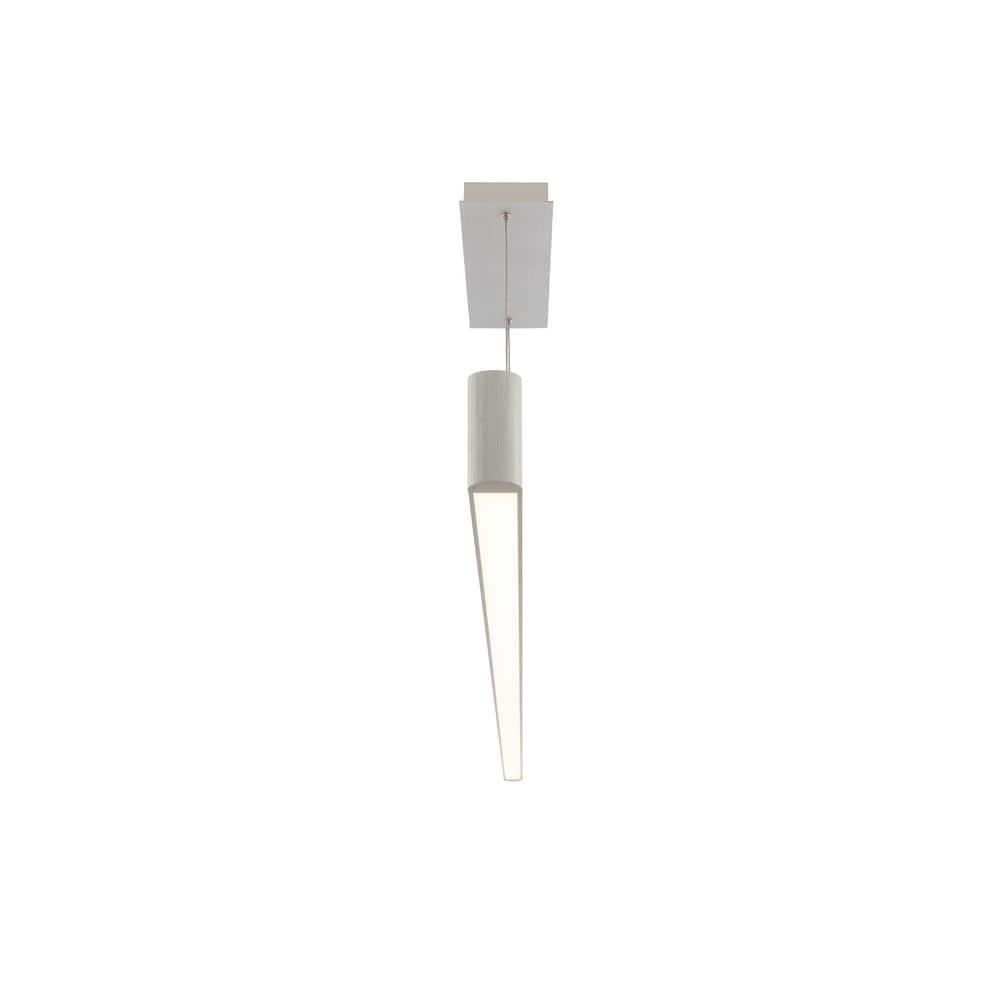 Volo Brushed Aluminum LED Pendant Light with Adjustable Height