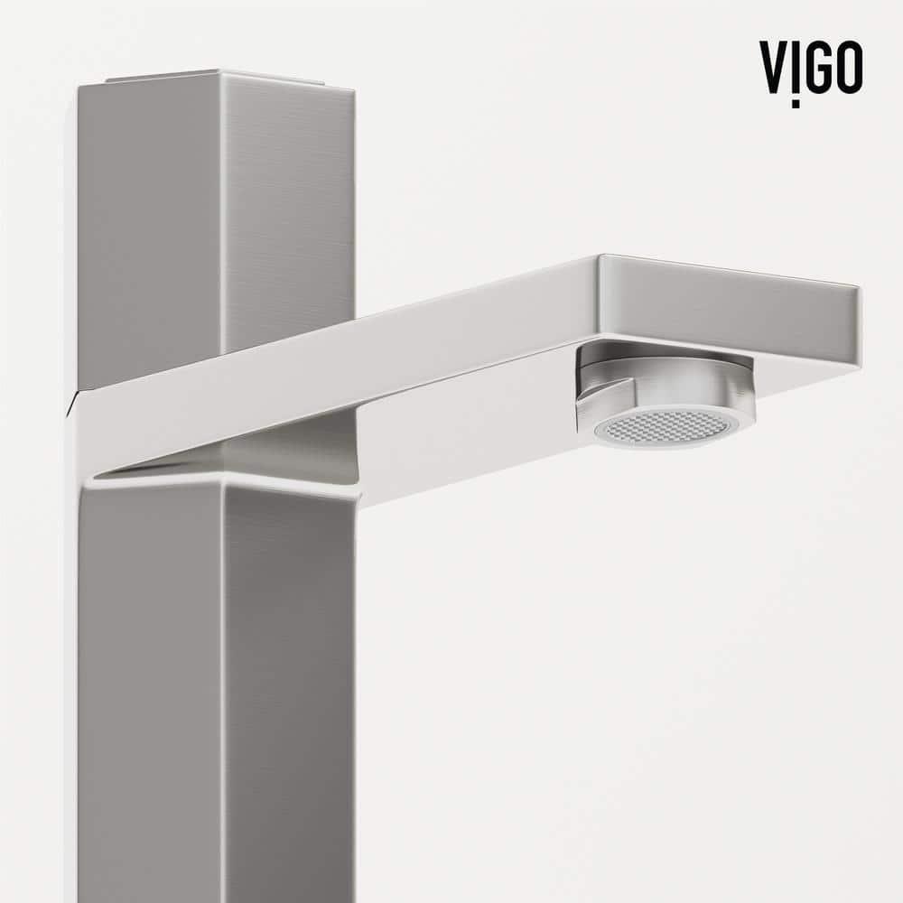Nova 8" H Single Handle Single Hole Bathroom Faucet