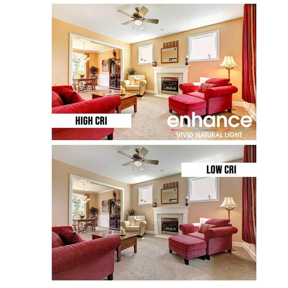 Feit Electric Enhance Blunt Tip E12 (Candelabra) Filament LED Bulb Daylight 60 Watt Equivalence 2 pk