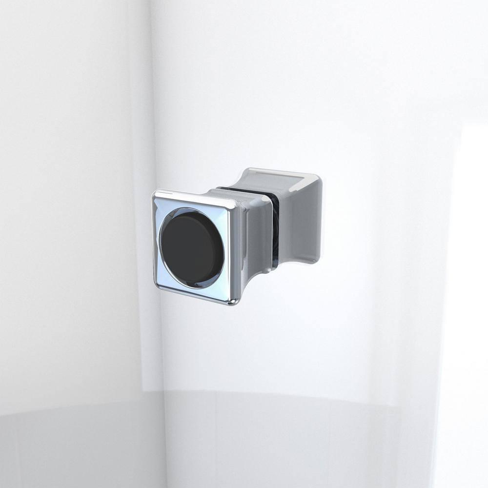 Aqua-Q Fold 36 W X 36 D X 76.75 H Frameless Square Shower Kit