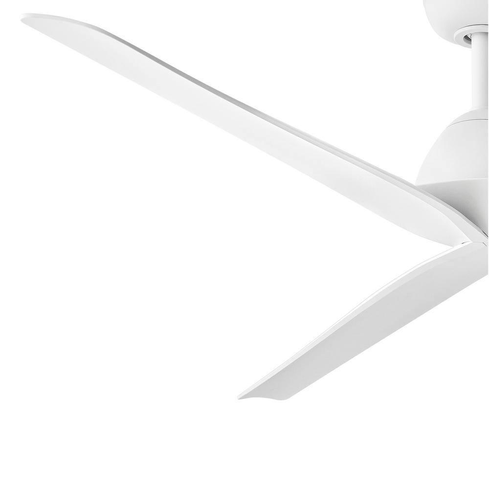 Liv 60" Matte White Composite Smart Ceiling Fan with Remote