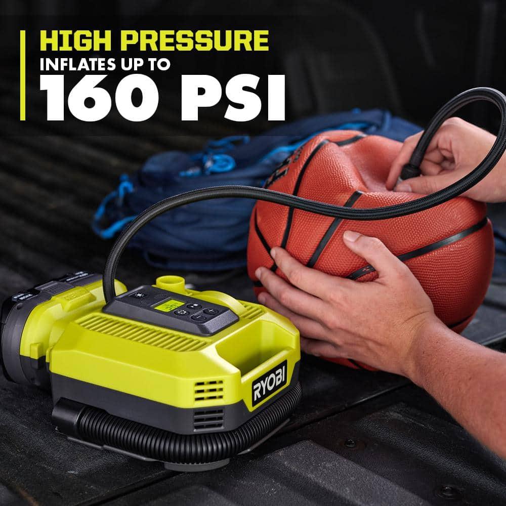 Ryobi 18V ONE+ DUAL FUNCTION DIGITAL Inflator/Deflator, PCL031B