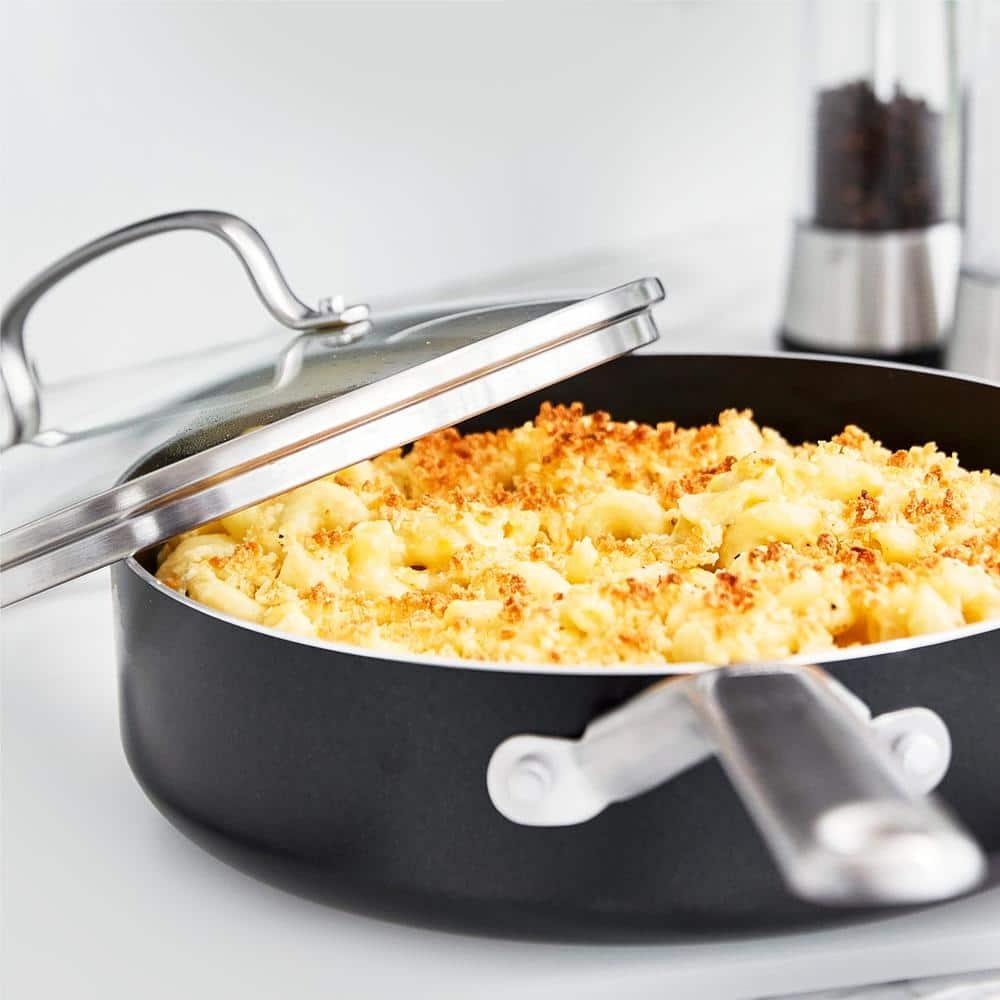 OXO Agility Non-Stick Aluminum Saute Pan with Lid