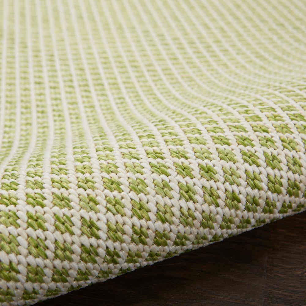 Nourison Courtyard COU01 Indoor/outdoor Area Rug - Ivory Green 6' x 9'