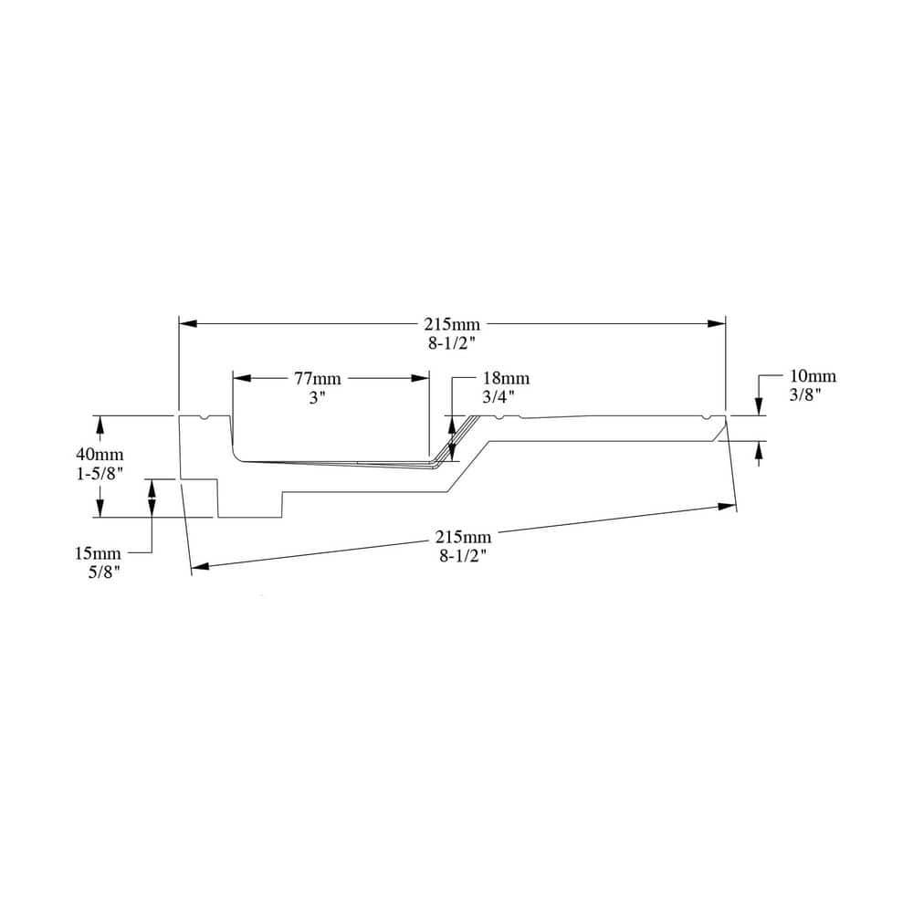 Orac Decor 8-1/2 in x 1-5/8 in x 78-3/4 in Primed White Plain Polyurethane Crown Moulding