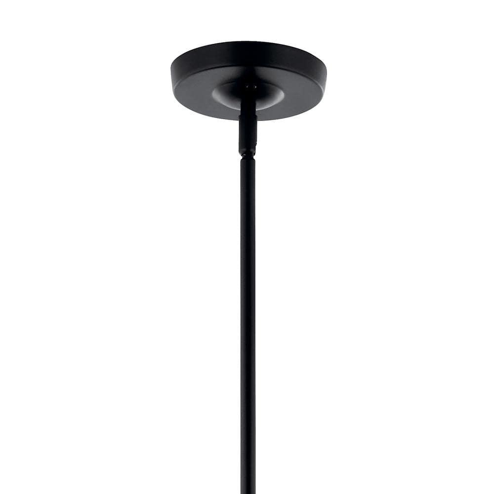 Kichler Livadia 6 -Light Brushed Black Modern/contemporary Bare bulb For Use in Bedrooms, Dining Rooms, Foyers, Kitchens, Living Rooms Chandelier