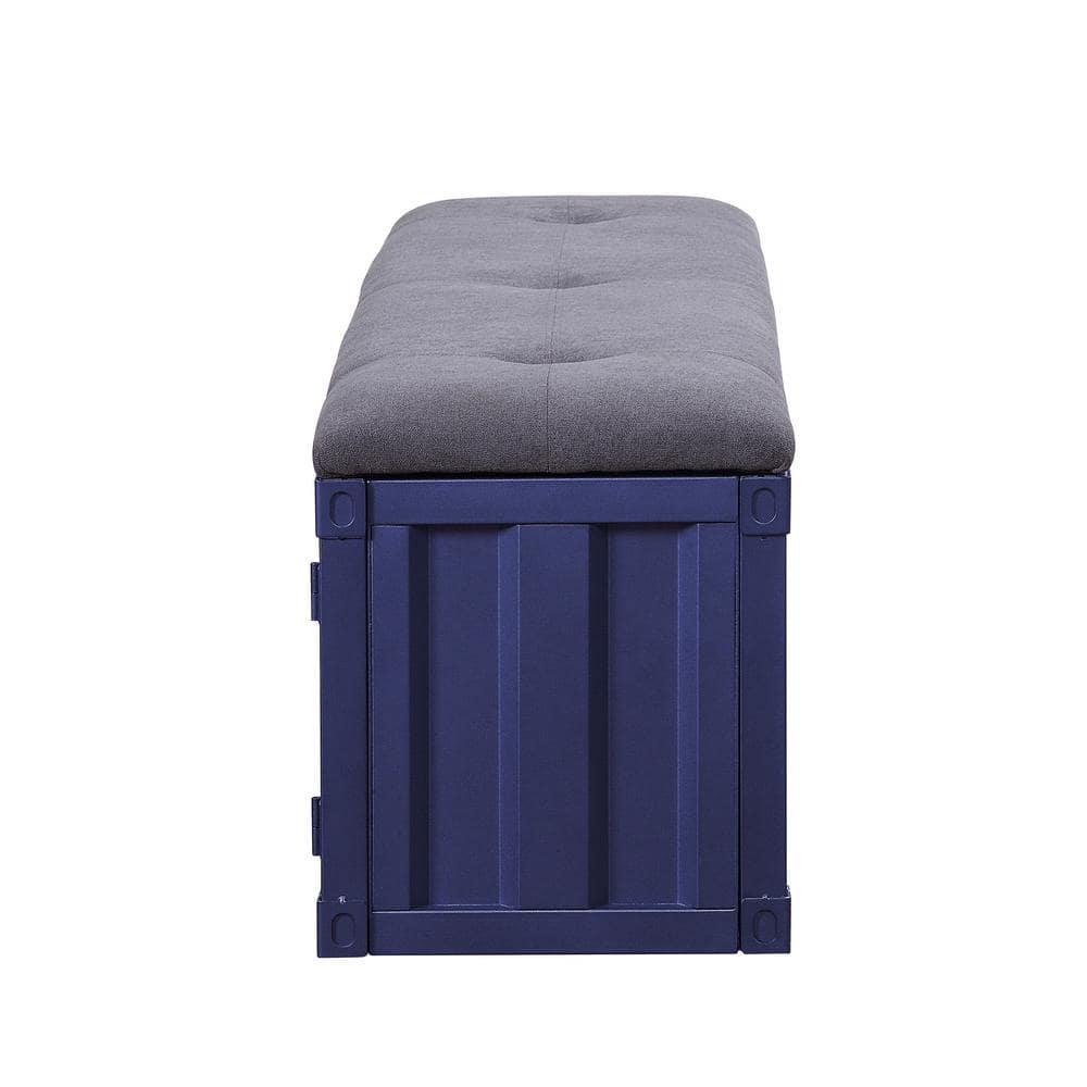 Acme Cargo Fabric Upholstered Storage Bench