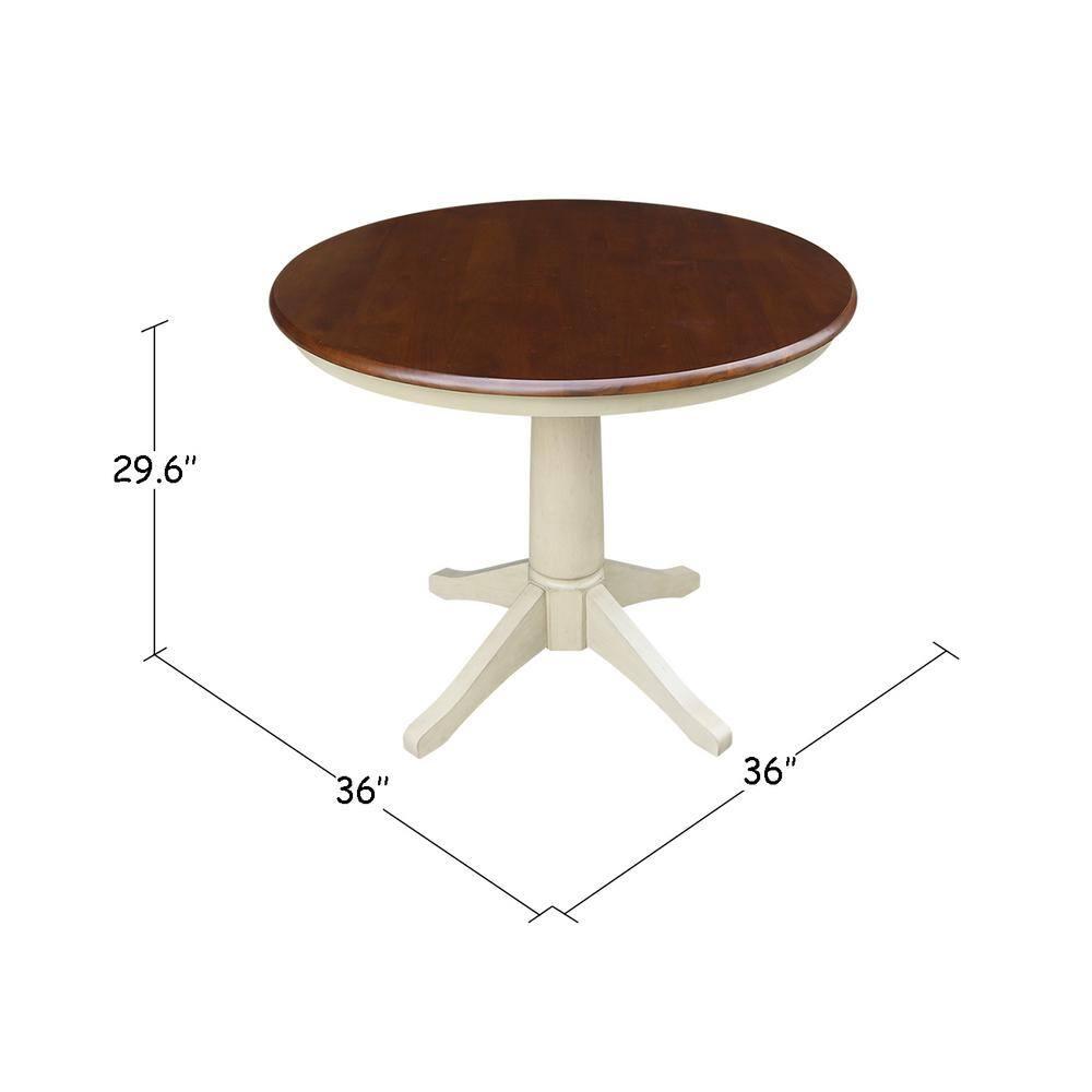 International Concepts 36 inches Round Top Pedestal Table - 28.9 inchesH