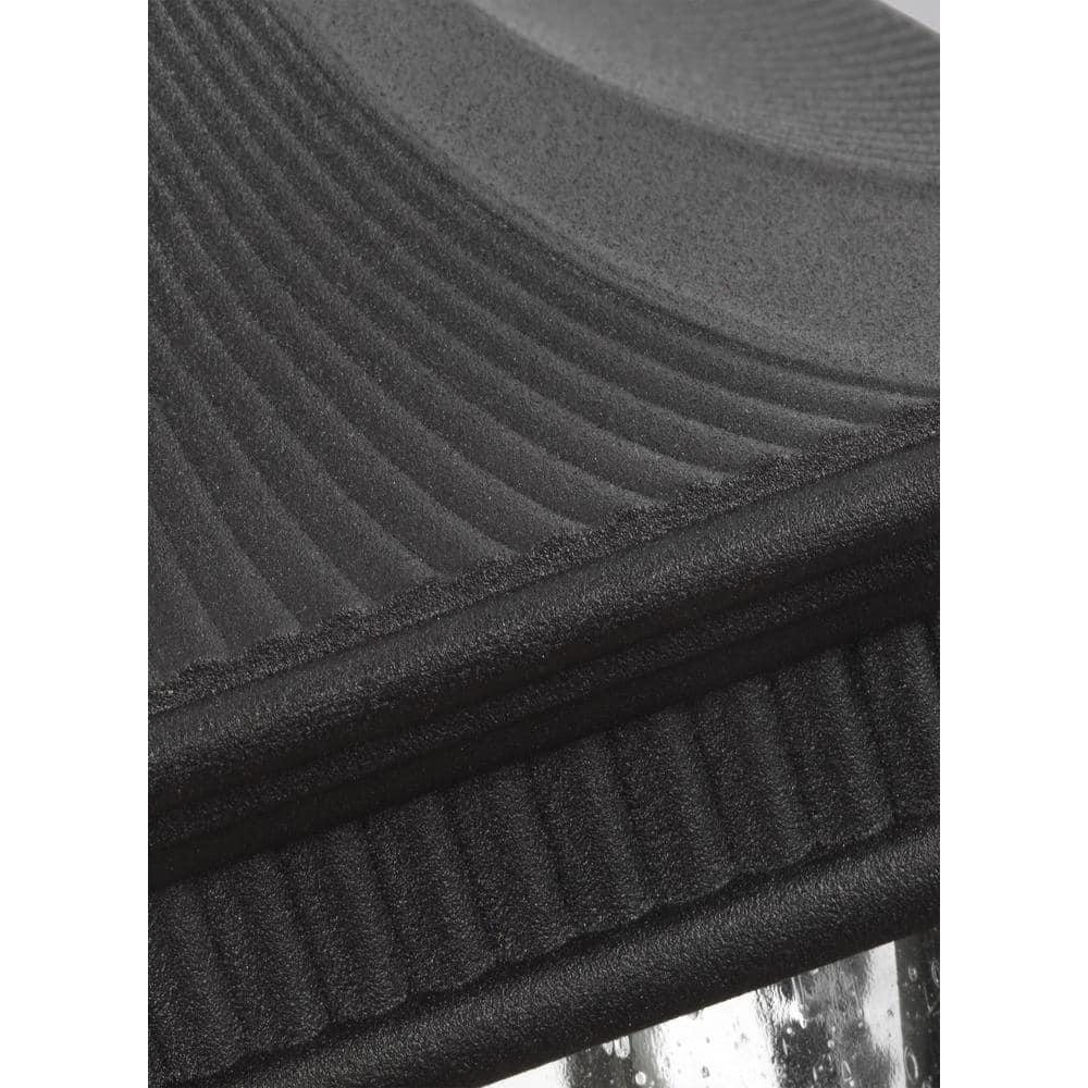 Sea Gull Lighting OL5420BK Cotswold Lane - Outdoor Wall Lantern Traditional Aluminum Approved for Wet Locations in Traditional Style - 6.5 Inches Wide by 11.5 Inches High