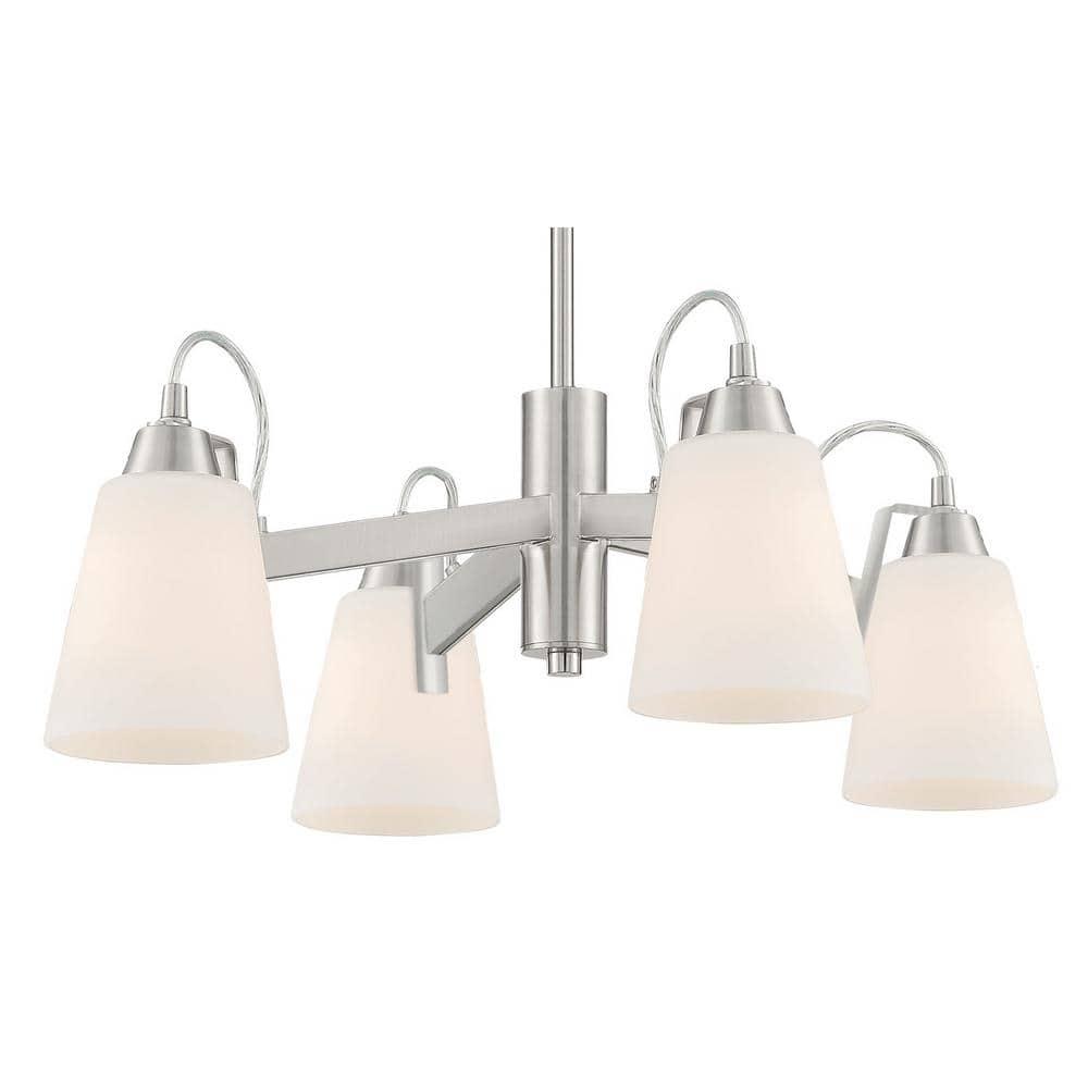Minka Lavery Minka Lavery Beckonridge Coal With Clear Chandelier