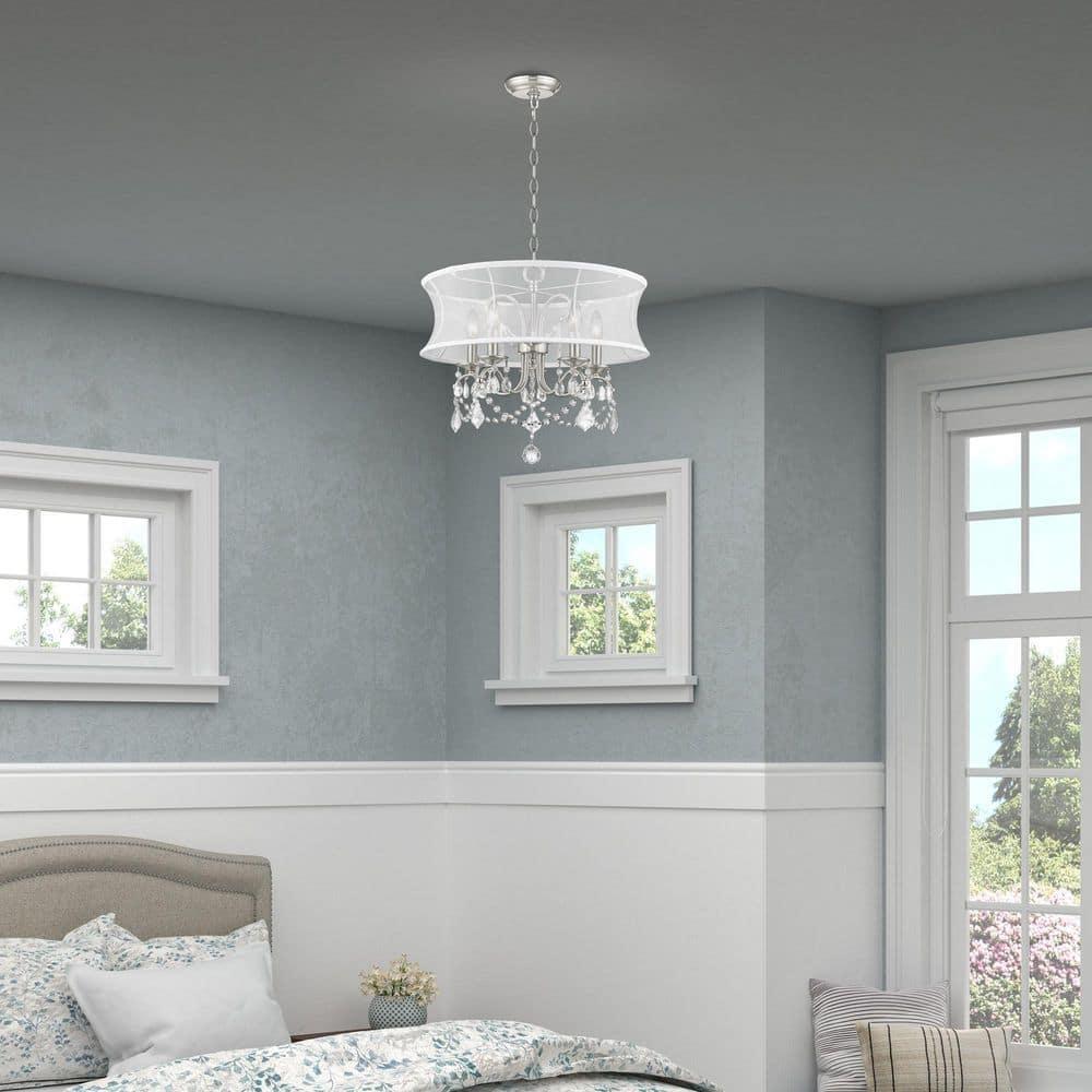 Livex Lighting Newcastle 5 - Light Chandelier in  Brushed Nickel