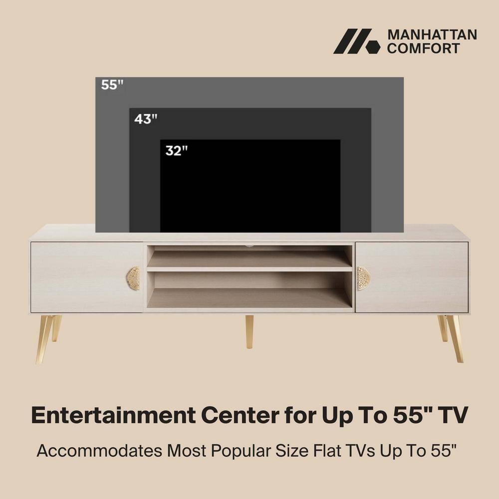 George Oliver Dalaylah 70.9" Mid-Century Modern TV Stand