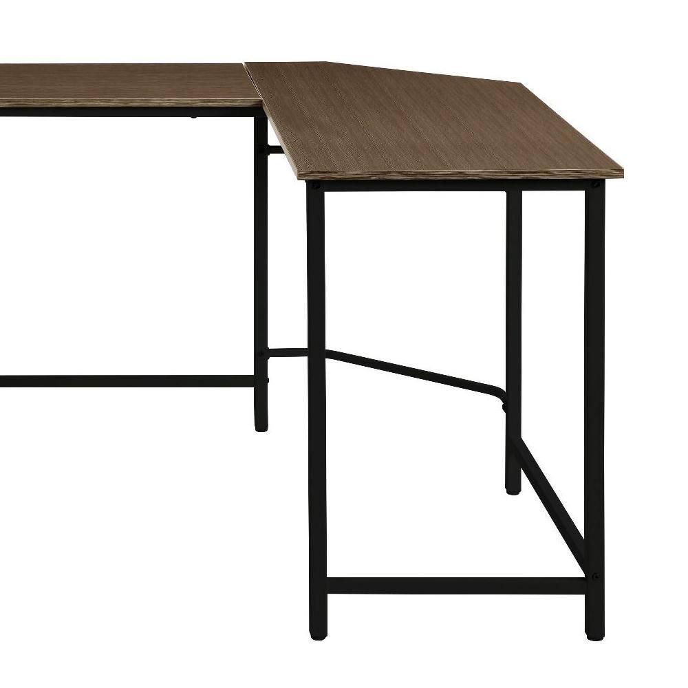 Acme Furniture 66" Dazenus Desk Black/Oak Finish