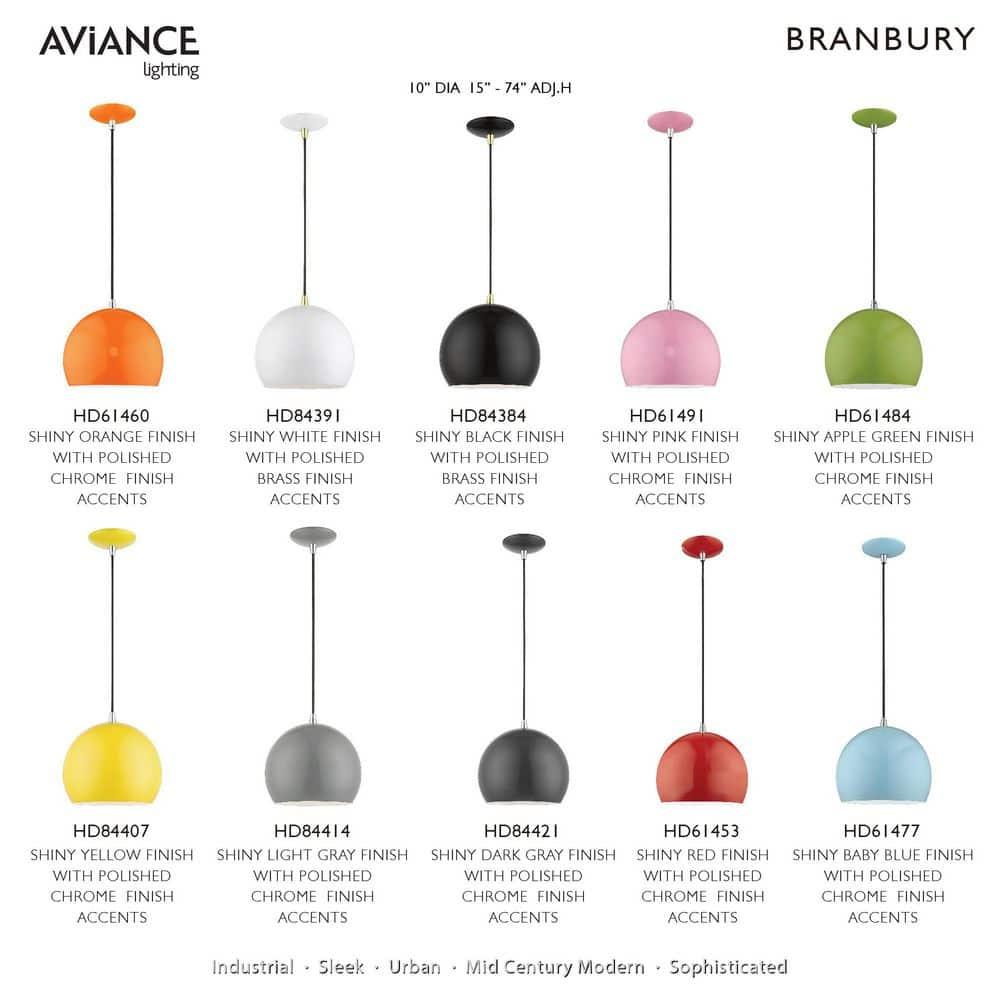 Schultz Single Light Metal Dimmable Pendant