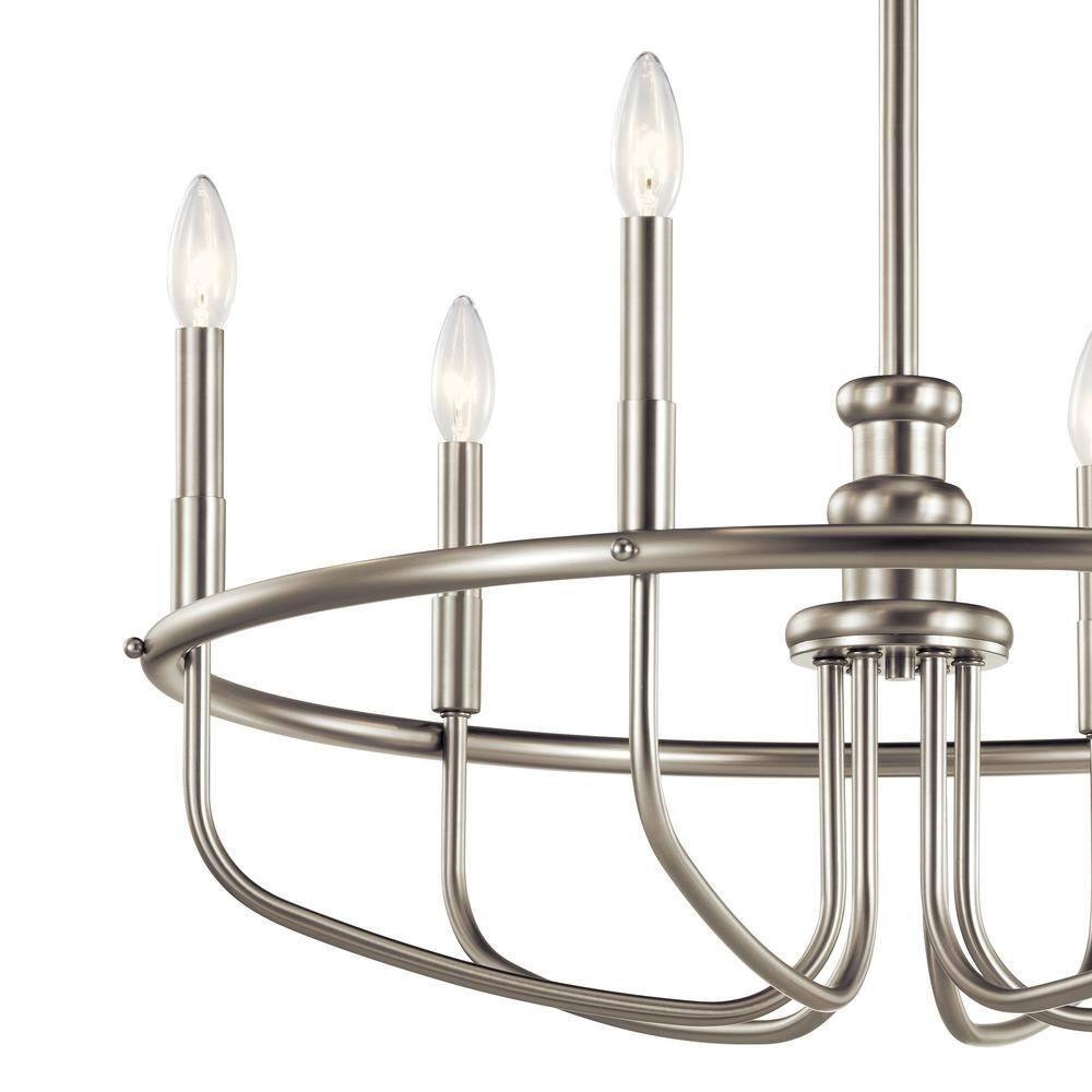 Kichler Lighting Capitol Hill 6 - Light Chandelier in  Brushed Nickel