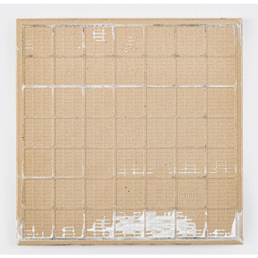 Andova Luv Ahava Grey 8-in Encaustic Matte Porcelain Wall & Floor Tile