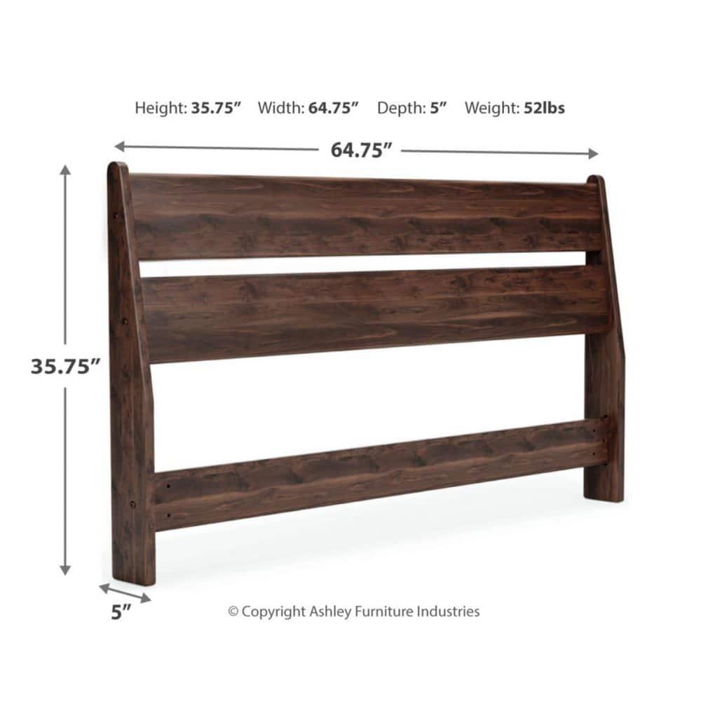 Queen Calverson Panel Headboard Mocha - Signature Design by Ashley