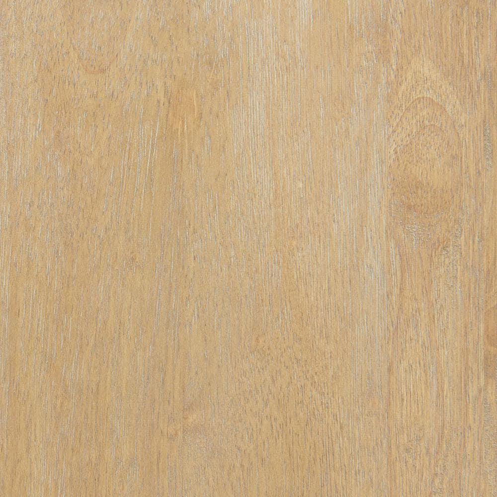 Picket House Furnishings Liam Round Dining Table in White and Natural