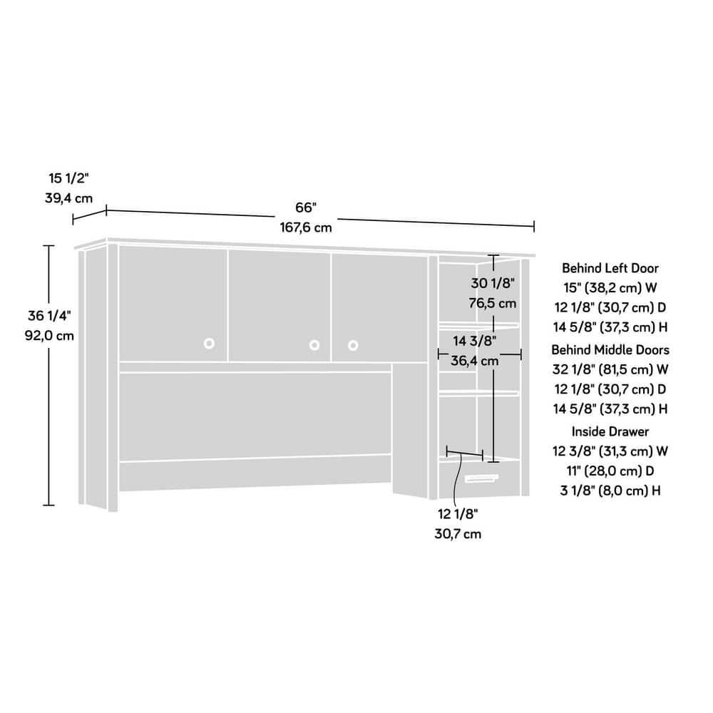 Crafters and Weavers Whitaker Point 66" Large Hutch