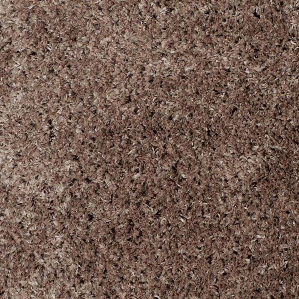 Indie Shag SGI320 Power Loomed Area Rug - Mushroom - 4'x4' - Safavieh.