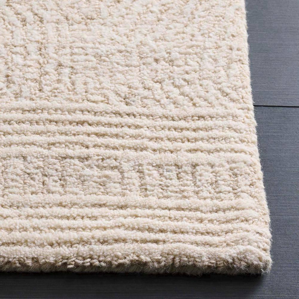 SAFAVIEH Abstract Caelestinus Ogee Wool Runner Rug, Ivory/Beige, 2'3" x 8'