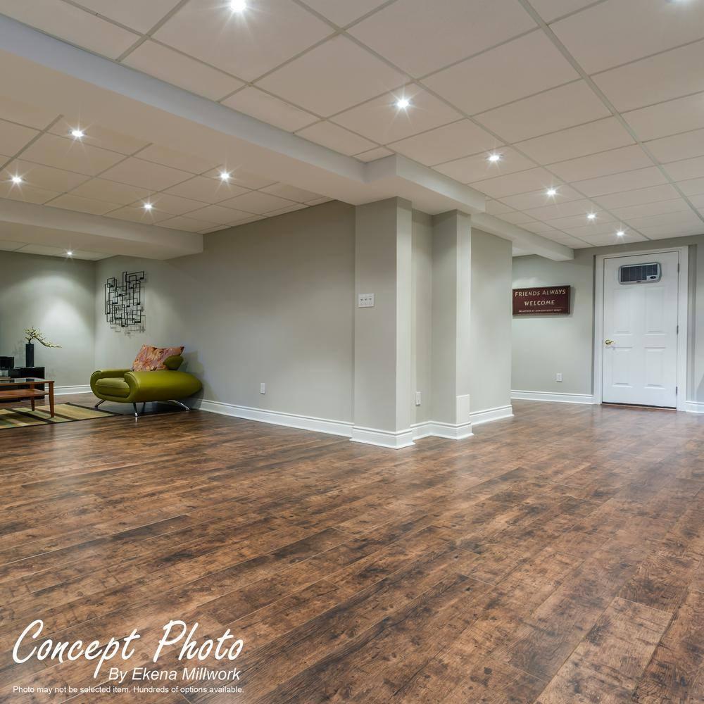 White PVC Quarter Round Moulding, 0.75" x 96"