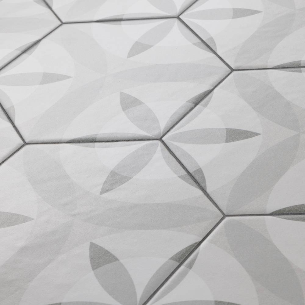 Hexatile 7"x 8" Porcelain Moroccan Wall & Floor Tile