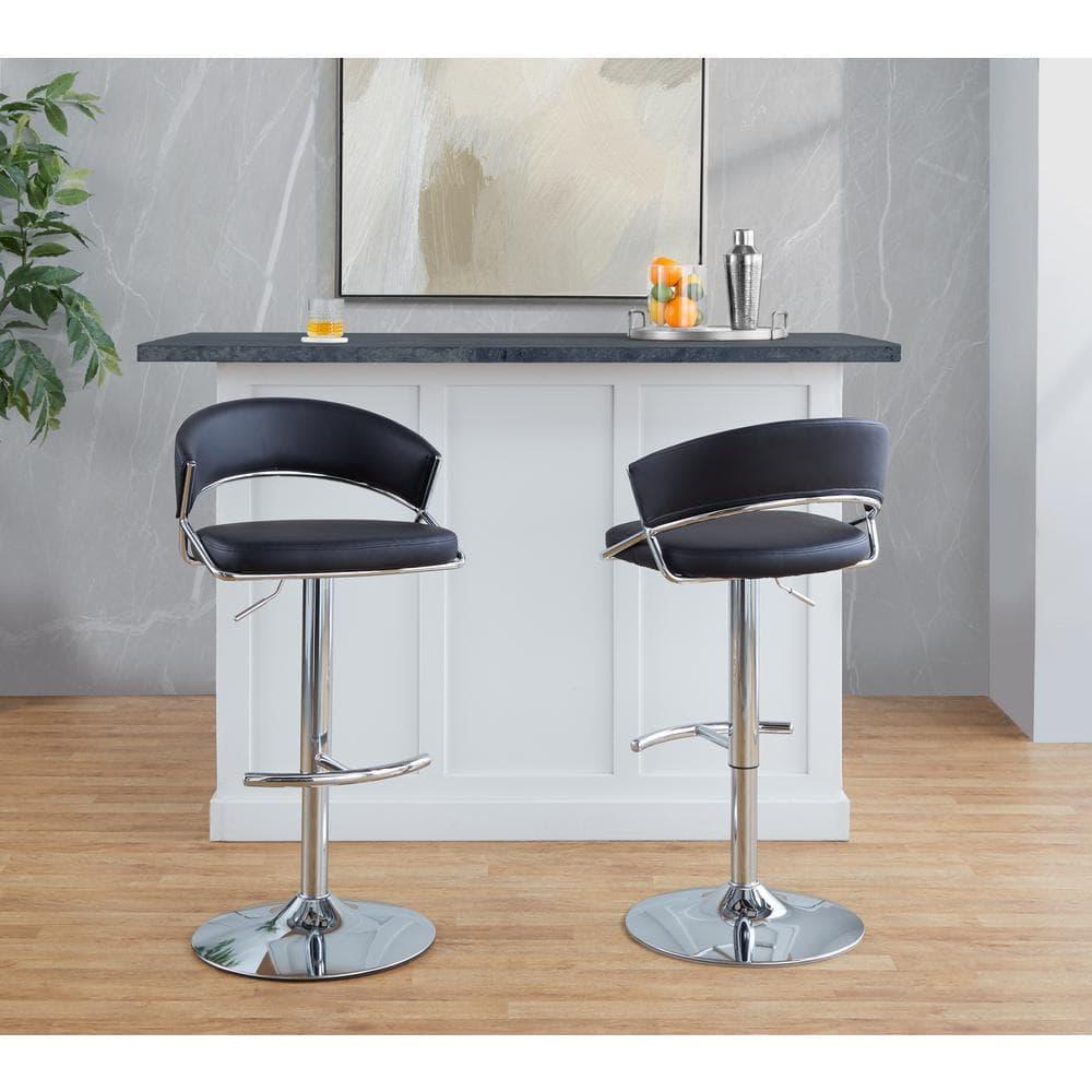 LumiSource Jie Adjustable Barstool - Set Of 2