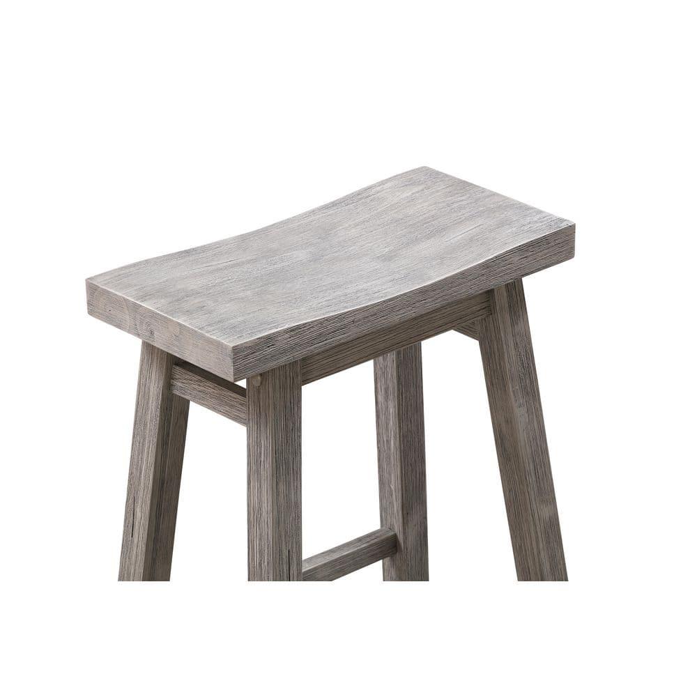 29" Sonoma Saddle Barstool Storm Gray - Boraam