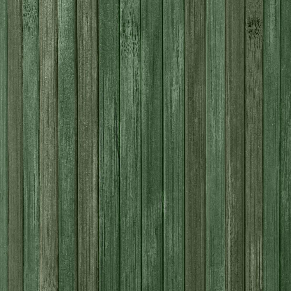 2 ft. Short Bamboo Wave Screen - Distressed Green