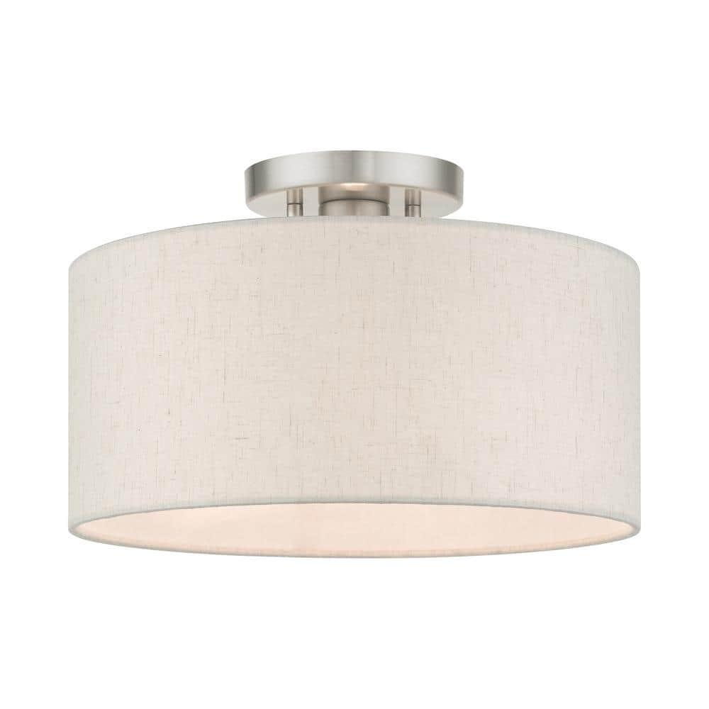 Zipcode Design™ Darian Fabric Semi Flush Mount