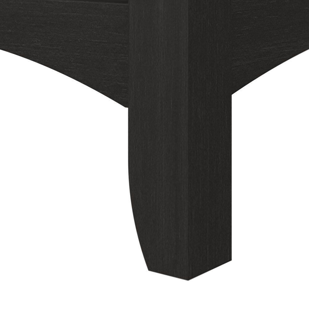 Bush Furniture Salinas Accent Storage Cabinet with Doors, Vintage Black