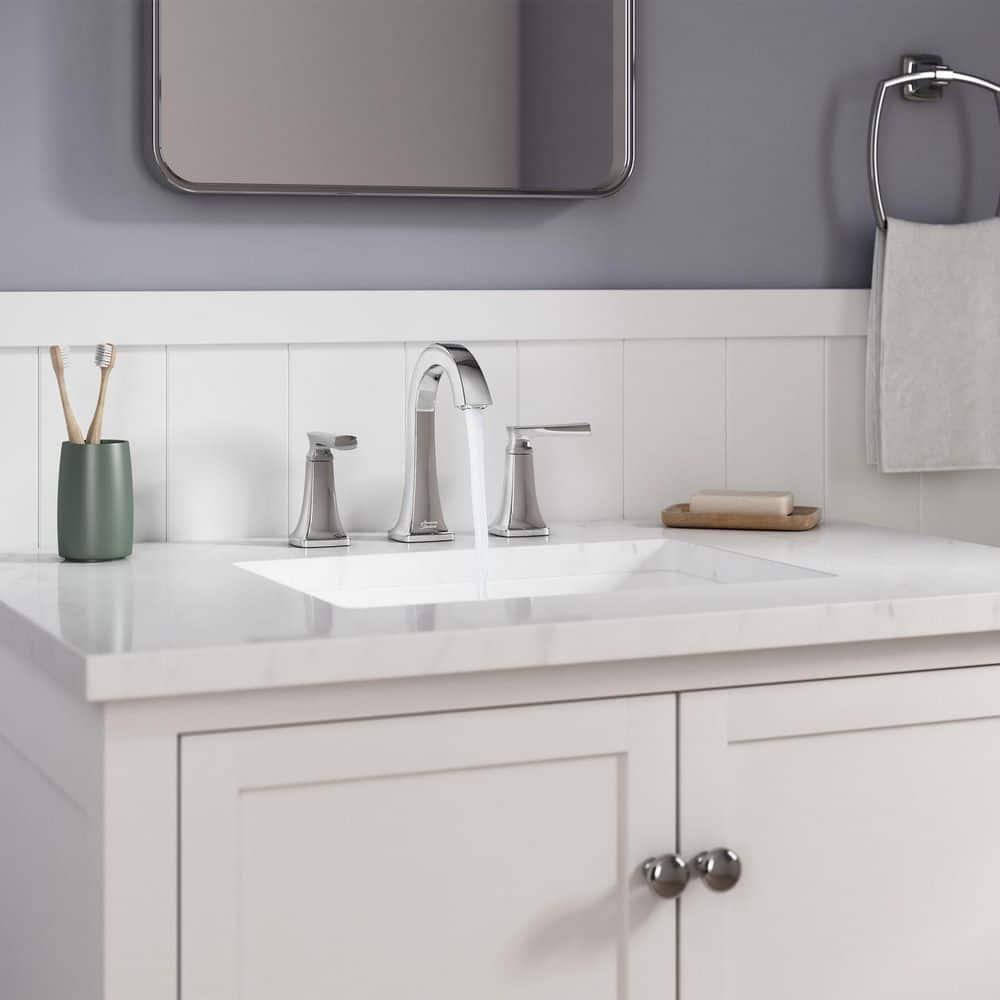American Standard Belmeade Widespread Faucet 2-handle Bathroom Faucet with Drain Assembly 7426801.002