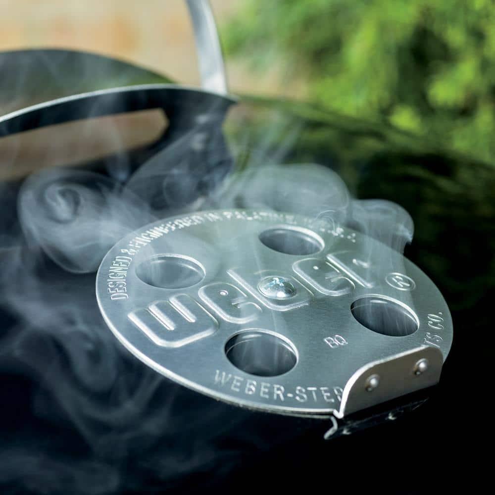 Weber Original Kettle Premium 22-Inch Charcoal Grill - Black - 14401001